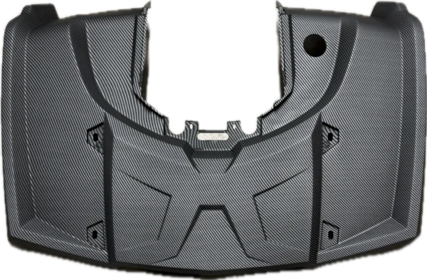 AODES/UPMOTO 650/850/1000 Galinis plastikas BLACK CARBON 17010202350