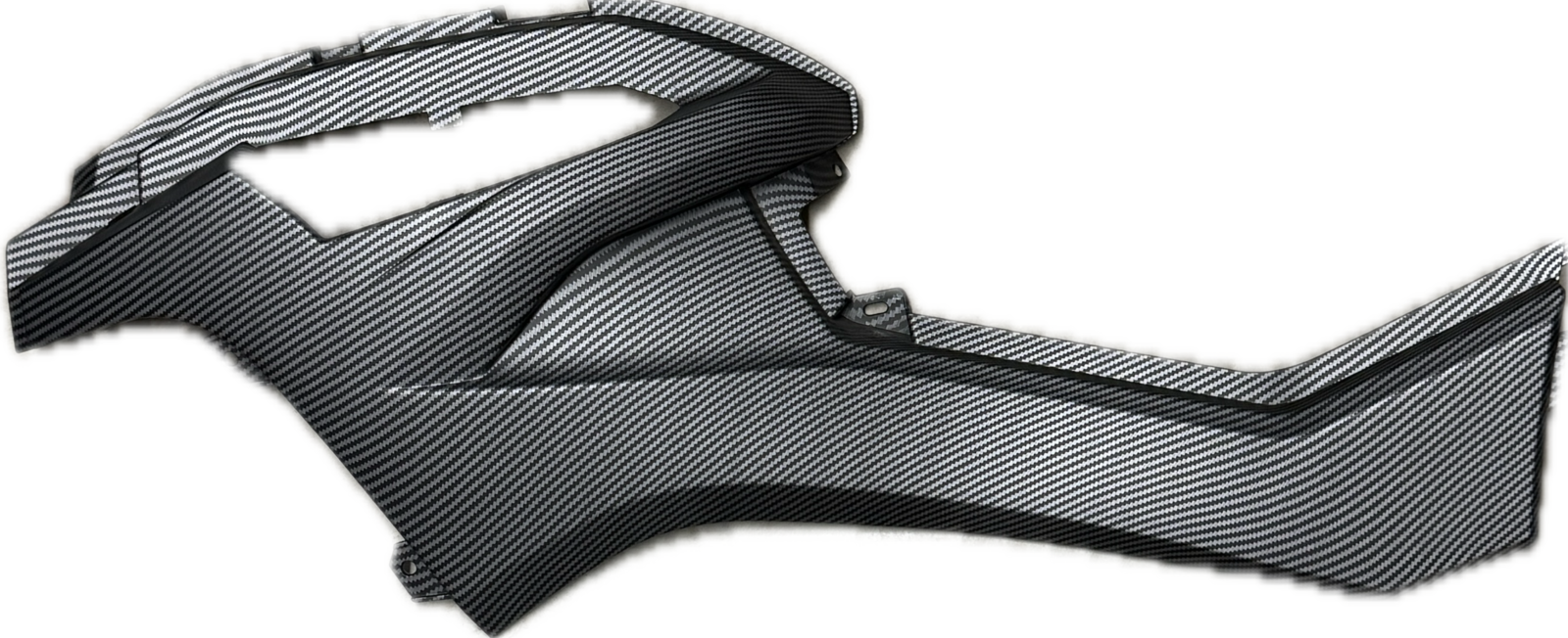 AODES/UPMOTO 650/850/1000 Kairys šoninis variklio plastikas (Black carbon) 17010202390