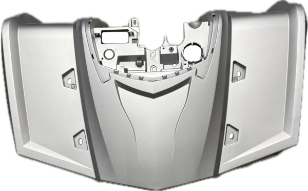 AODES/UPMOTO 650/850/1000/1000 MUD Priekinis plastikas (Glacier Silver) 17010203530