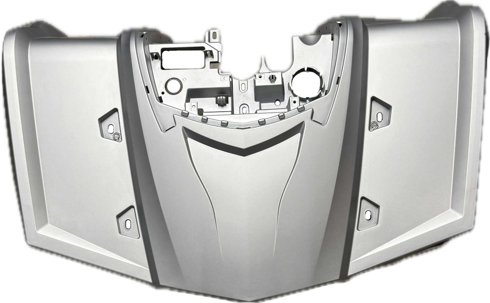 AODES/UPMOTO 650/850/1000/1000 MUD Priekinis plastikas (Glacier Silver) 17010203530