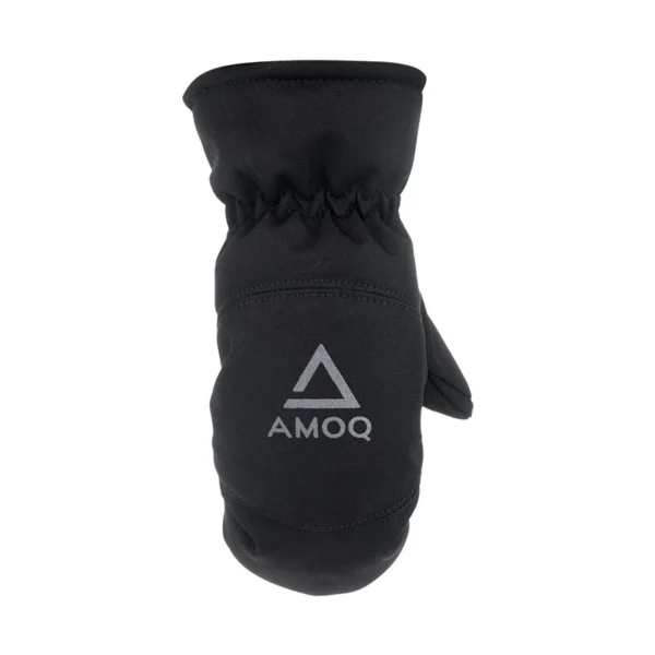 ŽIEMINĖS PIRŠTINĖS AMOQ MINI MITTEN VAIKAMS JUODOS