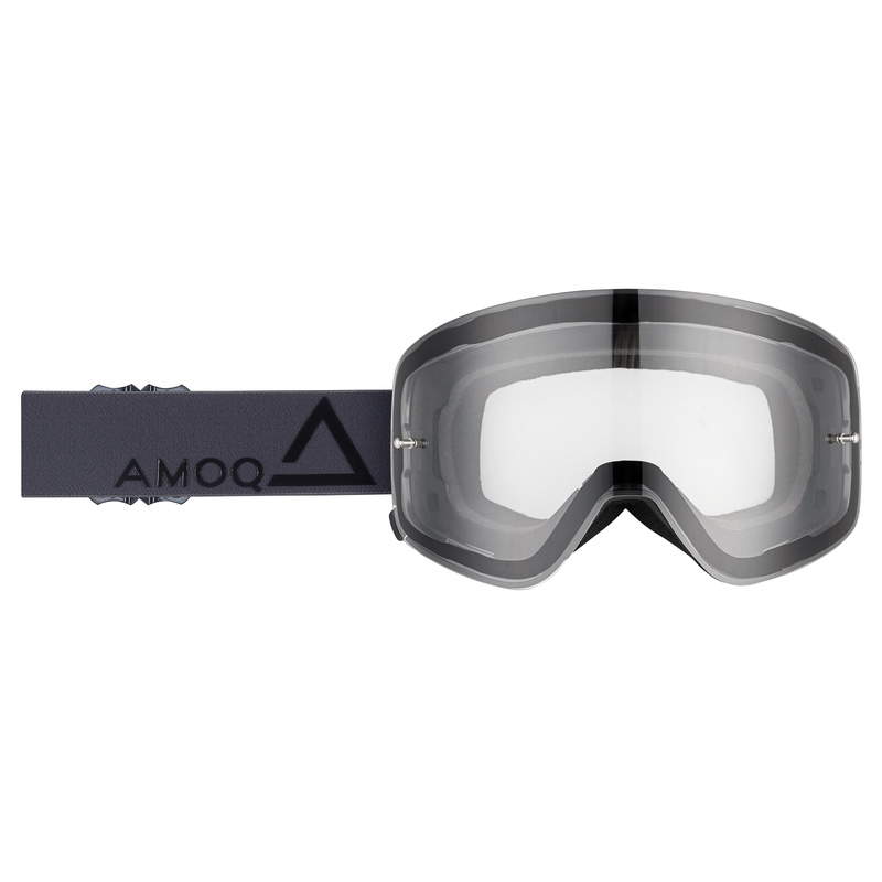 AKINIAI AMOQ MX VISION MAGNETIC TAMSIAI PILKI/JUODI SKAIDRIU STIKLIUKU