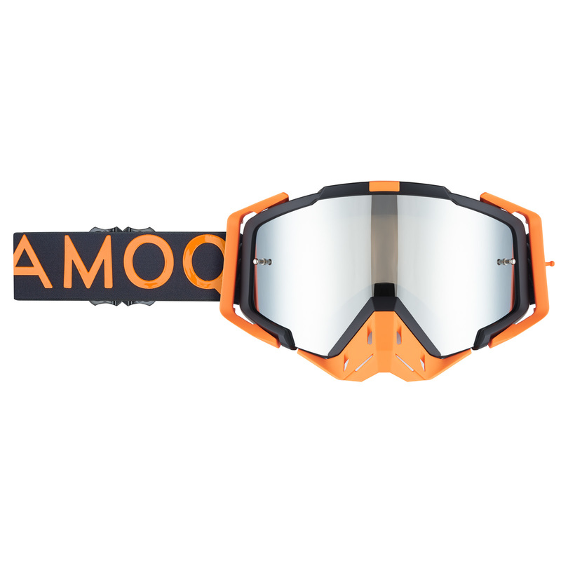 AKINIAI AMOQ ASTER MX JUODI/ORANŽINIAI