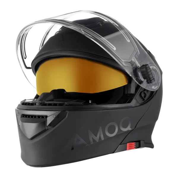 ŠALMAS AMOQ PROTEAN FLIP-UP JUODAS