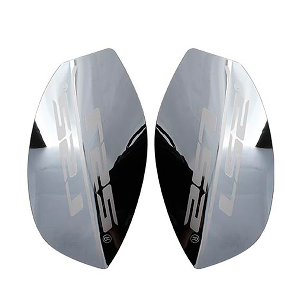 SMAKRO DALIES DANGTELIS LS2 FF900 ŠALMUI – CHROMINIS / JUODAS