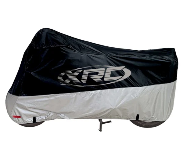 XRC UŽDANGALAS MOTOCIKLUI OUTDOOR JUODAS/ SIDABRINIS L