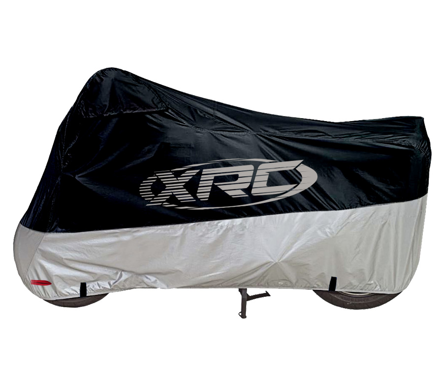 XRC UŽDANGALAS MOTOCIKLUI OUTDOOR JUODAS/ SIDABRINIS XL