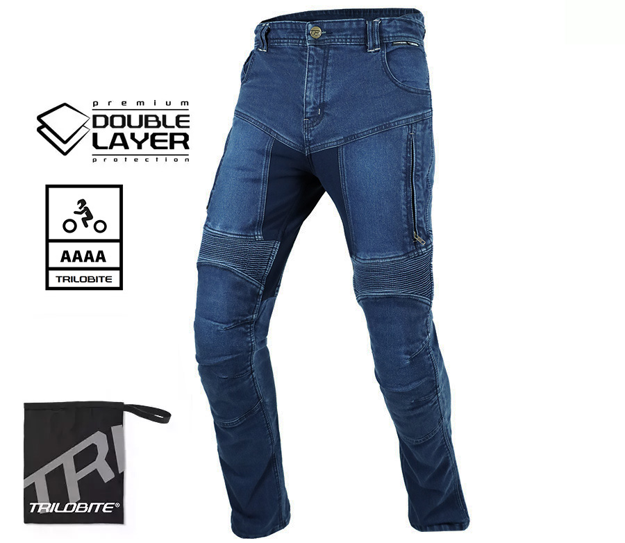DŽINSAI TRILOBITE PARADO DOUBLELAYER AAAA SLIM FIT VYRAMS, MĖLYNI