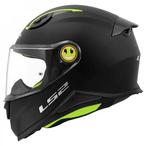 ŠALMAS LS2 FF812 KID SOLID VAIKIŠKAS UŽDARAS MATINĖ JUODA