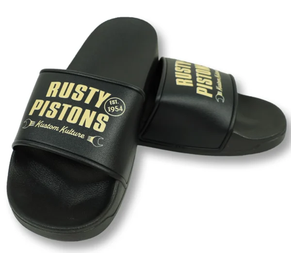PAPLŪDIMIO ŠLEPETĖS „RUSTY PISTONS“
