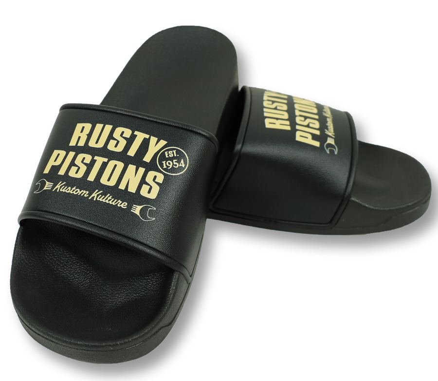 PAPLŪDIMIO ŠLEPETĖS „RUSTY PISTONS“