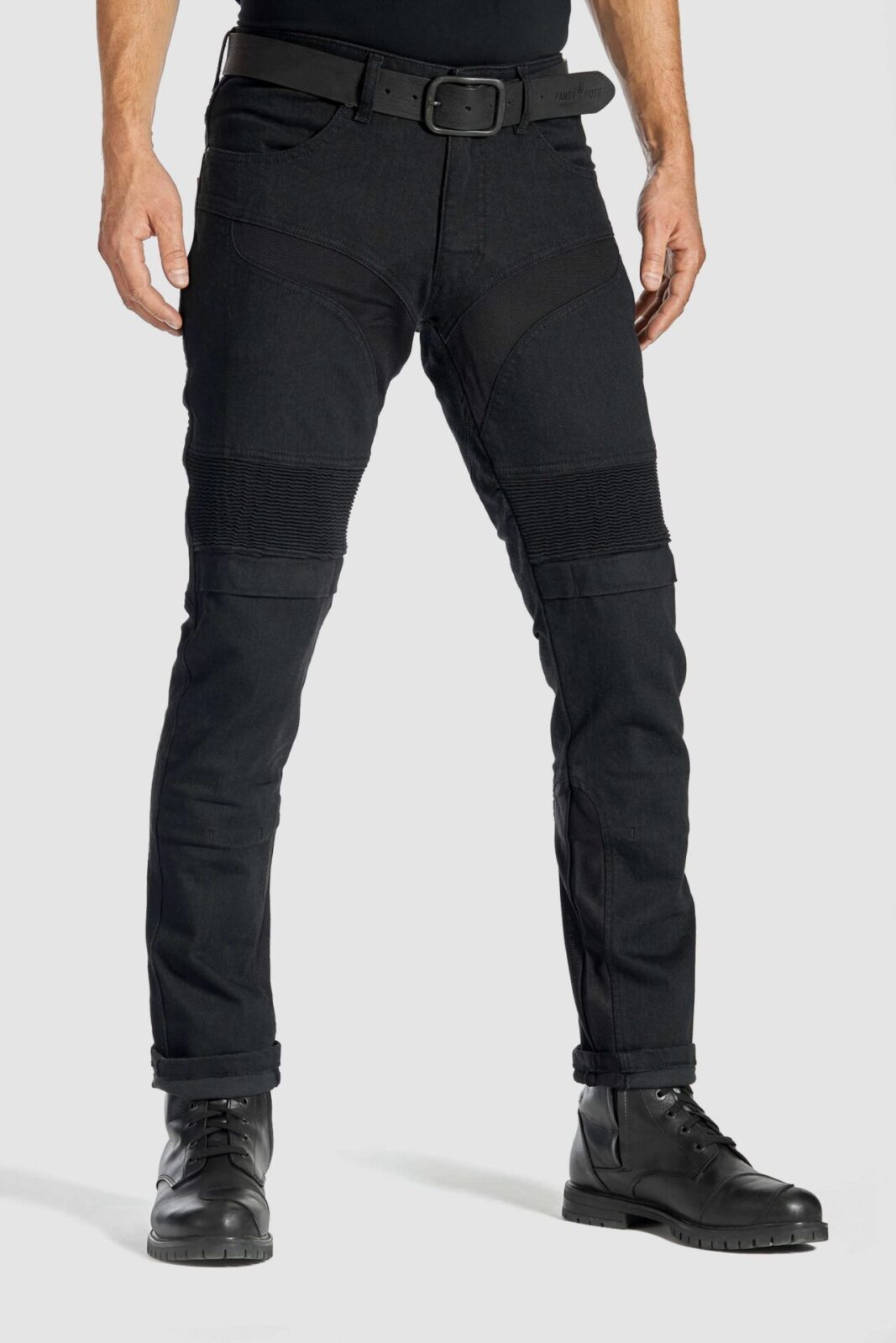 MOTO DŽINSAI PANDO MOTO KARLDO SLIM CORDURA VYRAMS JUODI