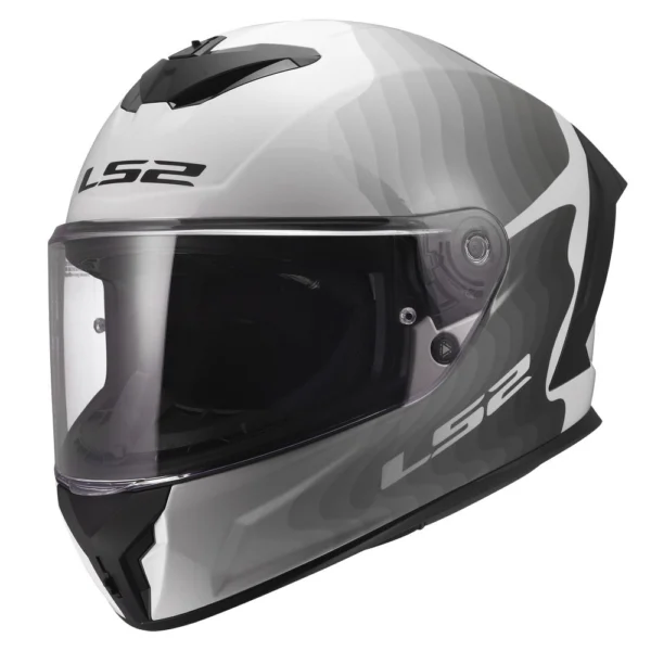 ŠALMAS LS2 RAPID III BALTAS / PILKAS