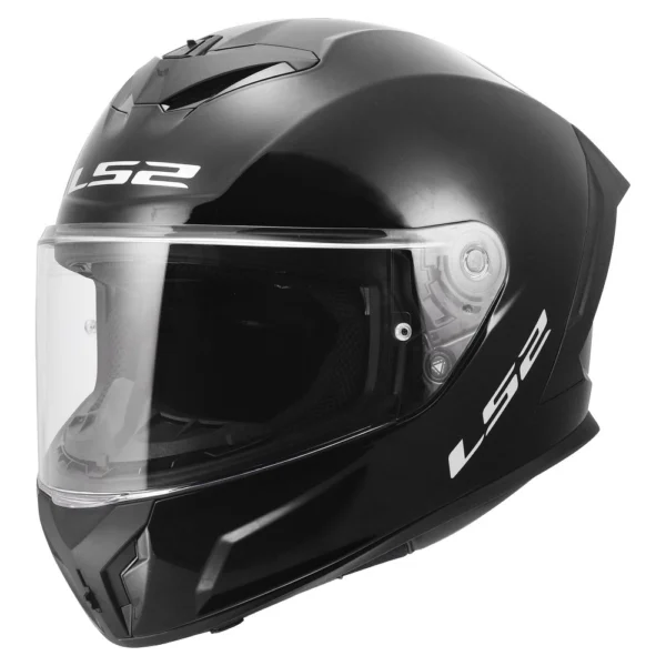 ŠALMAS LS2 RAPID III BLIZGUS JUODAS