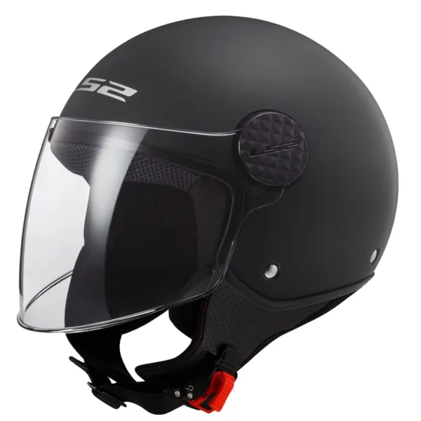 ŠALMAS LS2 SPHERE II SOLID MATINIS JUODAS