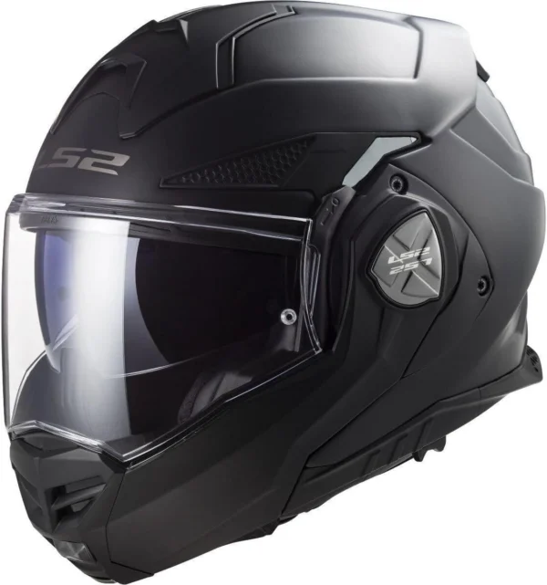 ŠALMAS LS2 FF901 ADVANT X SOLID – MATINĖ JUODA SPALVA