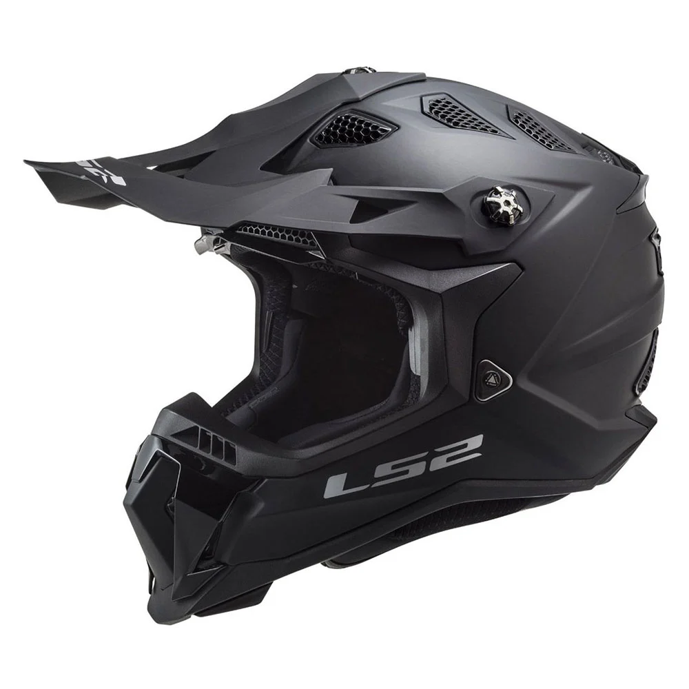 ŠALMAS LS2 MX700 SUBVERTER EVO II NOIR – JUODA SPALVA