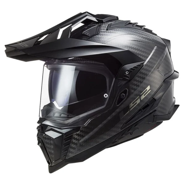 ŠALMAS LS2 MX701 C EXPLORER SOLID – BLIZGUS KARBONAS
