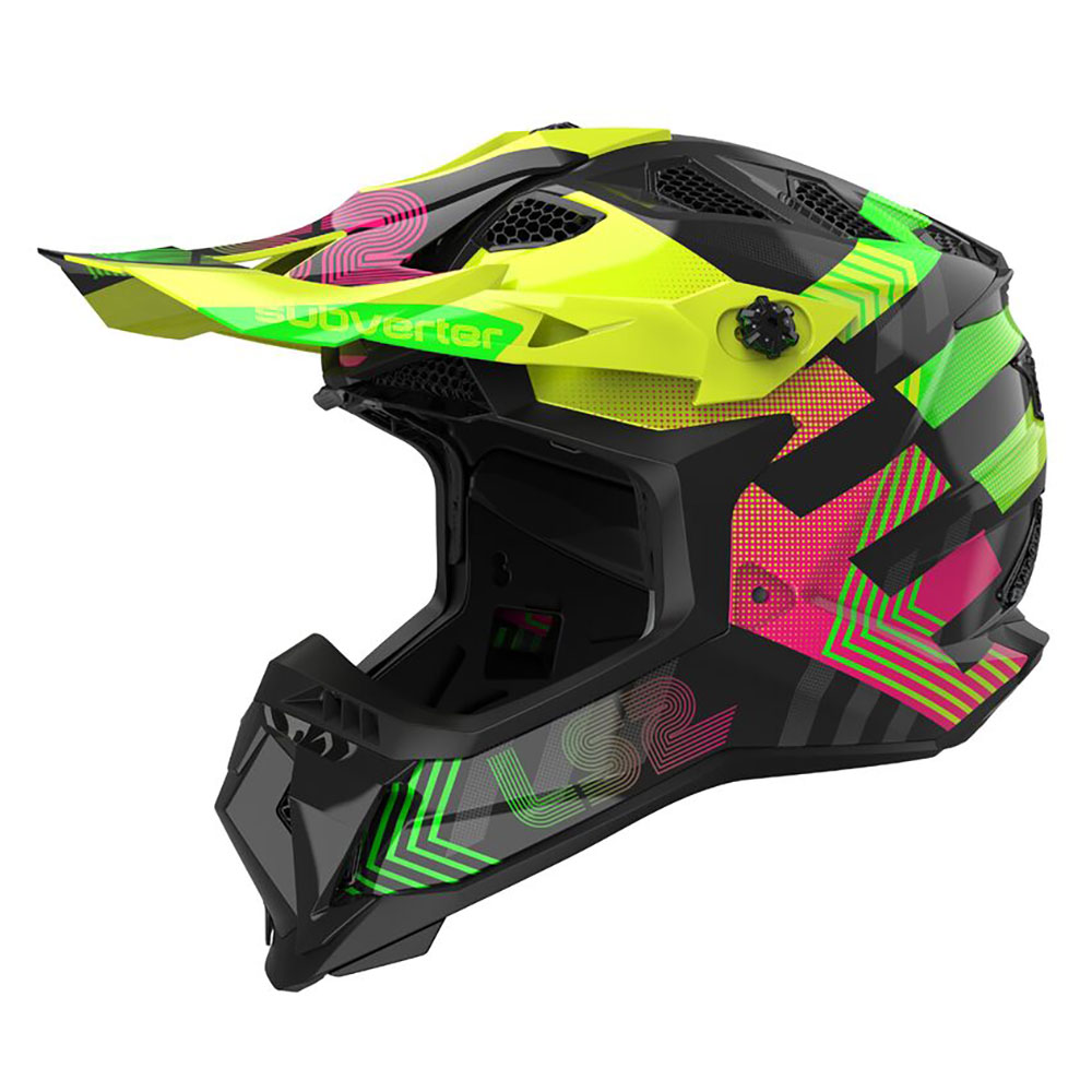 ŠALMAS LS2 MX700 SUBVERTER EVO II CHROMATIC – JUODA SPALVA