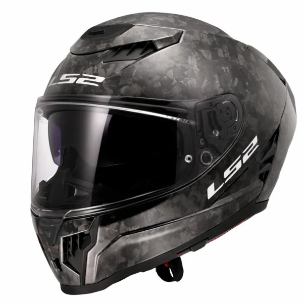 ŠALMAS LS2 FF807 DRAGON FORGED – BLIZGUS KARBONAS