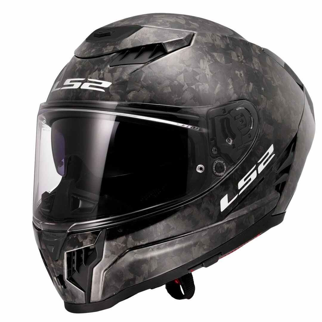 ŠALMAS LS2 FF807 DRAGON FORGED – BLIZGUS KARBONAS