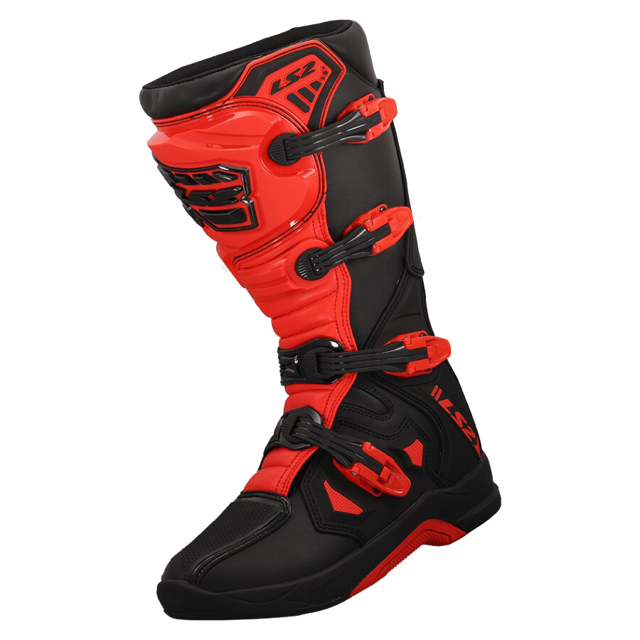 MOTOKROSO BATAI LS2 RAPTOR VYRAMS – JUODI / RAUDONI