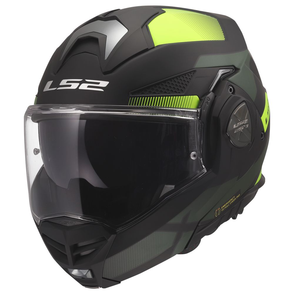 ŠALMAS LS2 FF901 ADVANT X NOVA – JUODA / HI-VIS GELTONA SPALVA