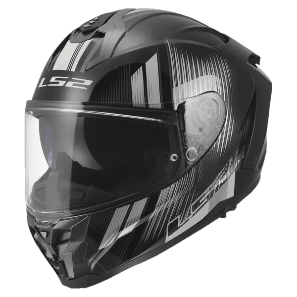 ŠALMAS LS2 FF817 CHALLENGER II NITRO – JUODAS / PILKAS
