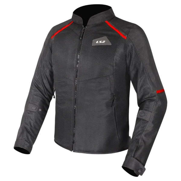 STRIUKĖ LS2 BREEZE VYRAMS – JUODA / RAUDONA