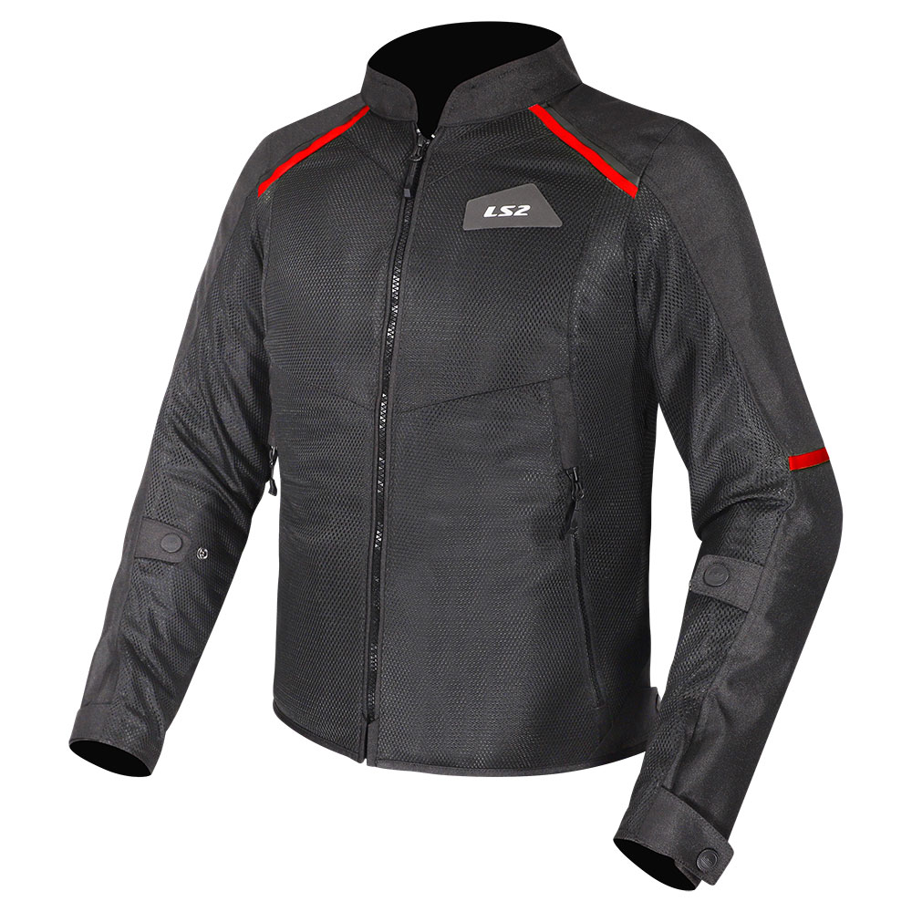 STRIUKĖ LS2 BREEZE VYRAMS – JUODA / RAUDONA