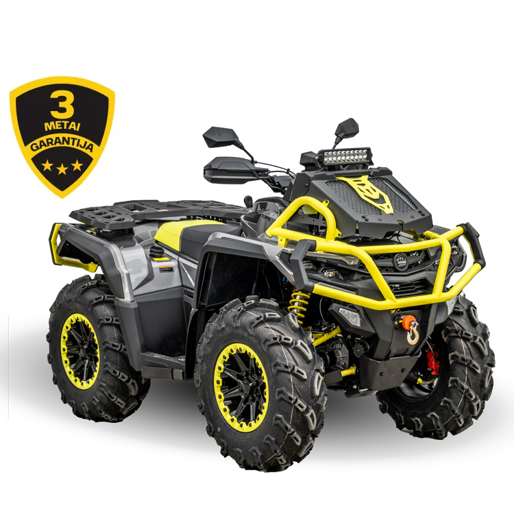 AODES Pathcross 1000S MUD PRO EPS V-Twin T3b KETURRATIS Pilkas/Geltonas