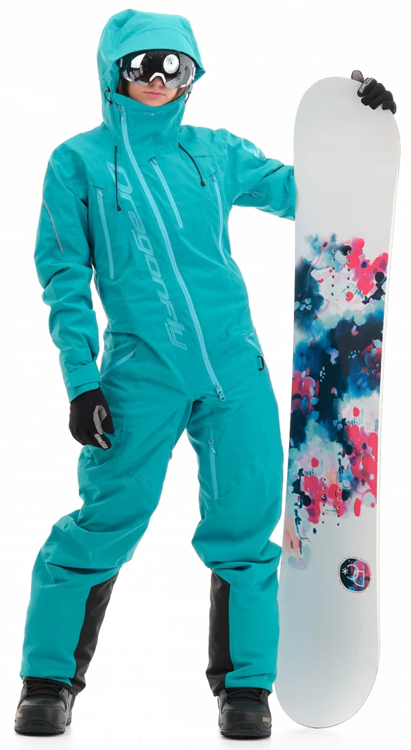 KOMBINEZONAS DRAGONFLY GRAVITY PREMIUM MOTERIMS BALTIC/ MĖLYNA