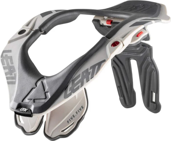 KAKLO APSAUGA LEATT GPX 5.5 STEEL PILKA