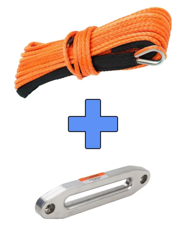 SINTETINIS GERVĖS LYNAS + KREIPIANČIOJI 6mm x 15m
