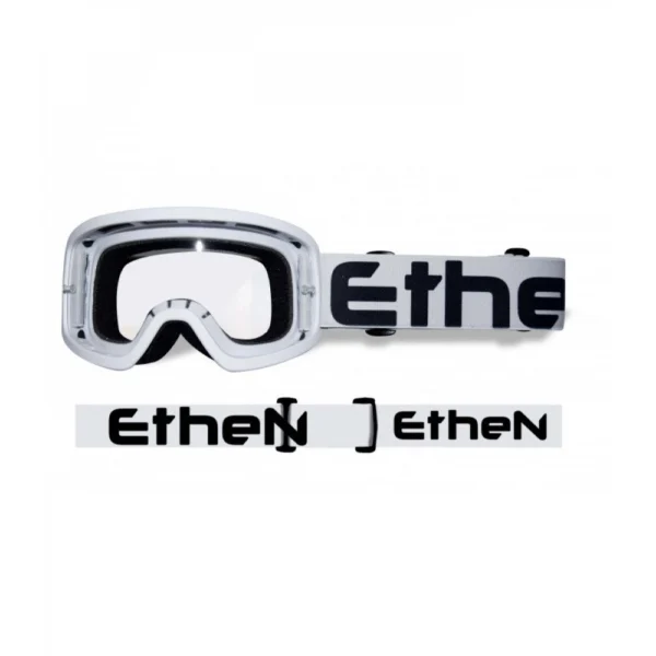 AKINIAI ETHEN MX6502 MASCHERA BIMBO VAIKIŠKI MOTOKROSINIAI BALTA/JUODA