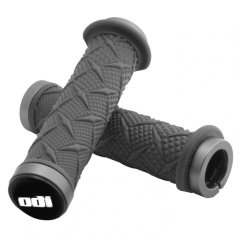 ODI GUMINĖS RANKENĖLĖS ROGUE 120 LOCK-ON PILKOS
