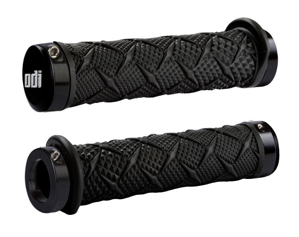 ODI GUMINĖS RANKENĖLĖS X-TREME ATV GRIPS 130MM BLACK W/BLACK LOCK-ON