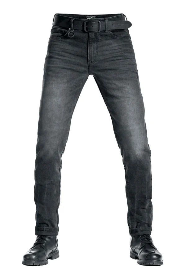 MOTO DŽINSAI PANDO MOTO ROBBY SLIM VYRAMS JUODI