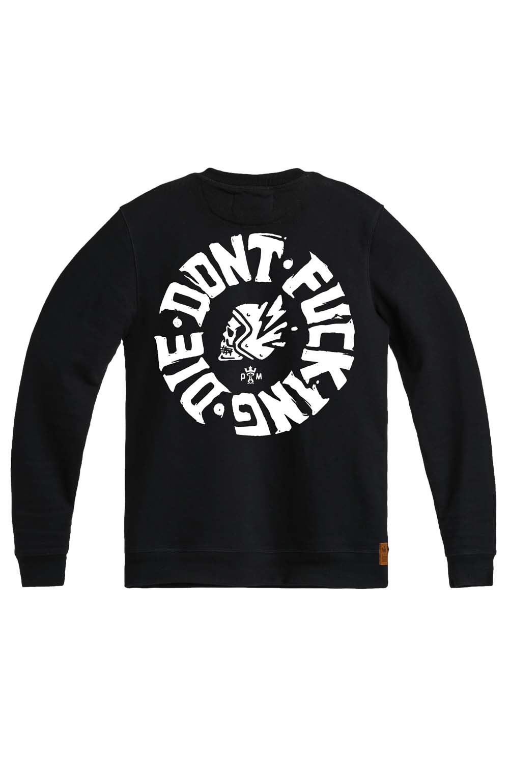 DŽEMPERIS PANDO MOTO JOHN DON’T DIE JUODAS UNISEX