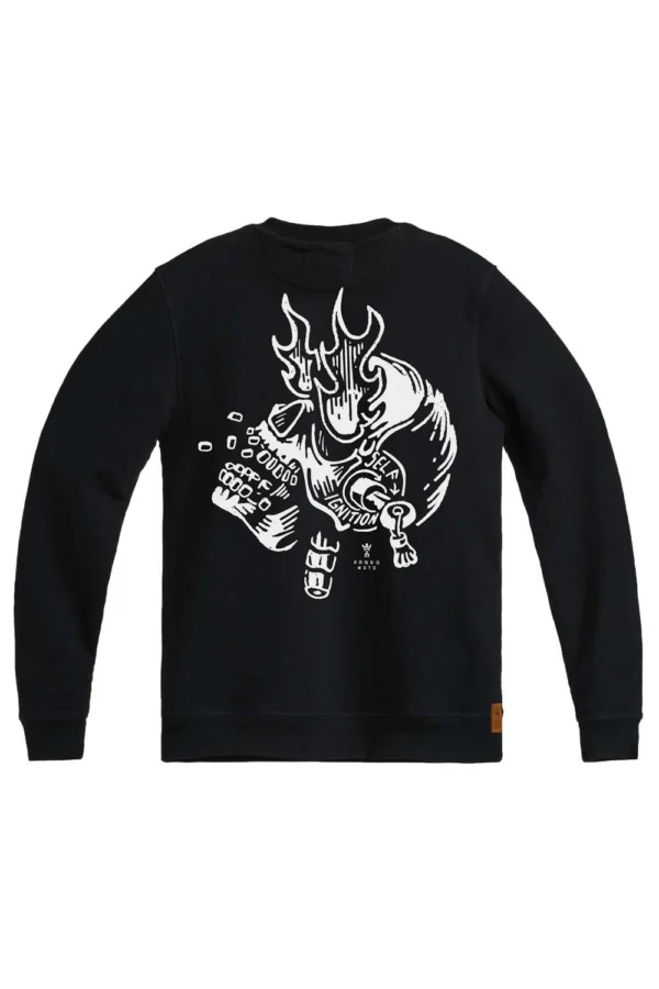 DŽEMPERIS PANDO MOTO JOHN IGNITION JUODAS UNISEX