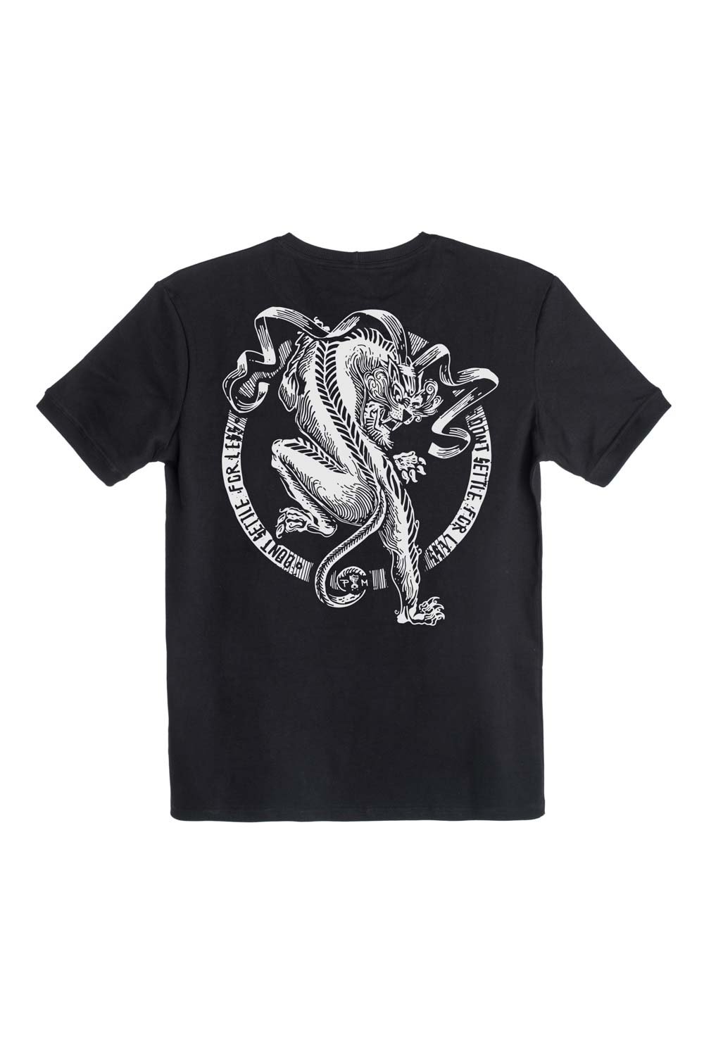 MARŠKINĖLIAI PANDO MOTO MIKE TIGER JUODI UNISEX