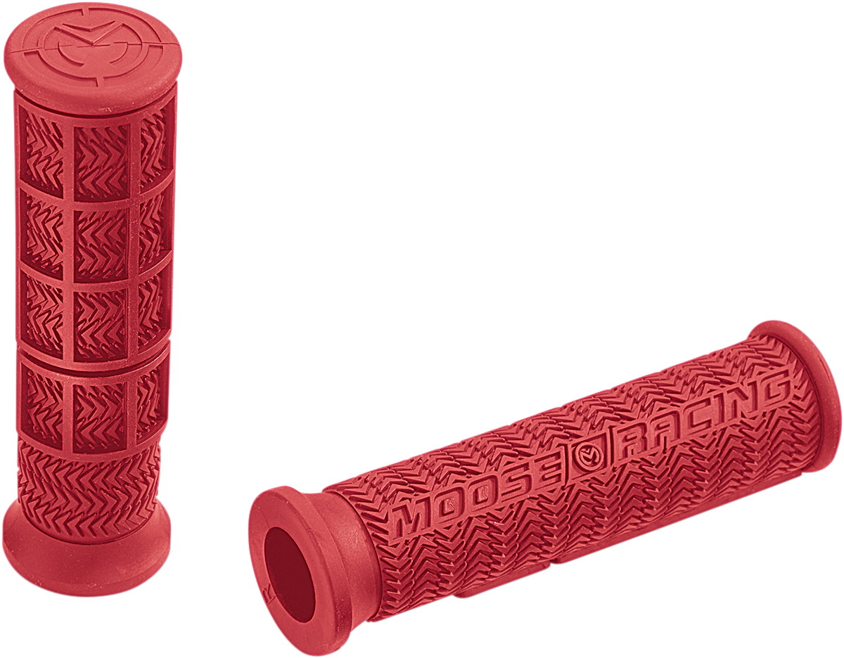 RANKENĖLĖS KETURAČIUI STEALTH ATV GRIPS RAUDONOS