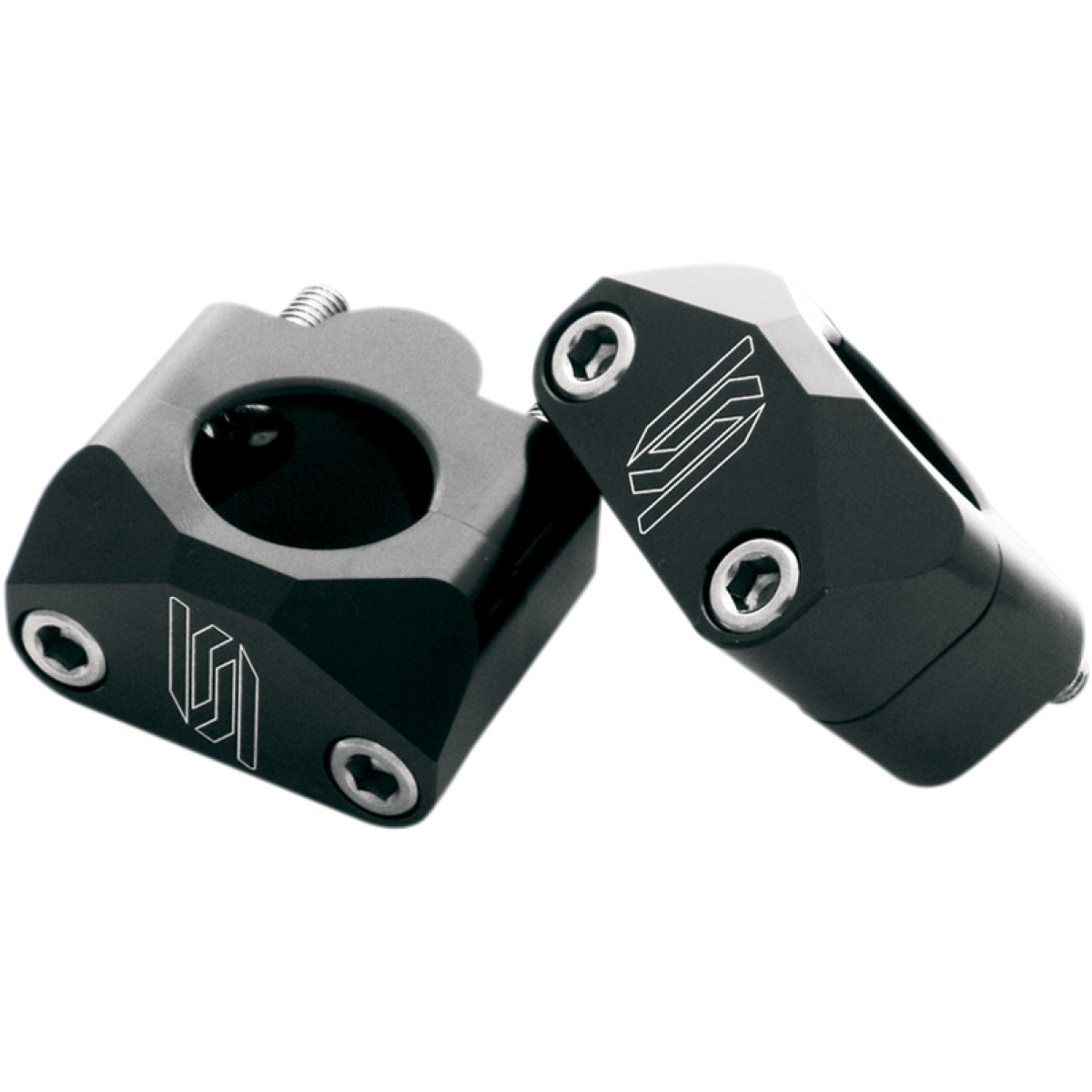 Vairo Rankenų Pakėlikas UNIVERSAL MOUNTING KIT FOR 7/8" HANDLEBARS BLACK