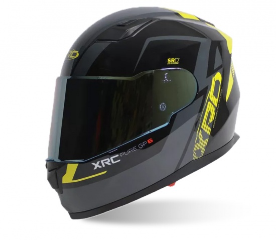 Šalmas XRC PURE GP 6 JUODAS/GELTONAS FLUO