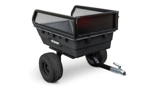 PRIEKABA SHARK ATV TRAILER GARDEN 300S SU PAAUKŠTINIMAIS JUODA