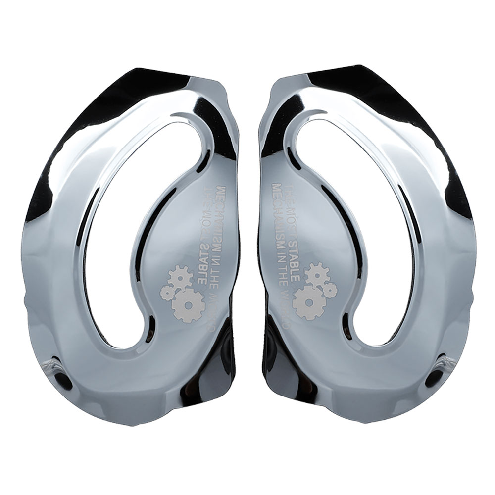 LS2 PLATE RATCHET - Chrome Black , FF900