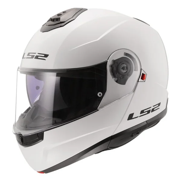 LS2 FF908 STROBE II Solid helmet - Gloss White
