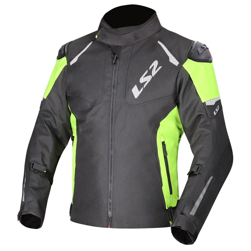 LS2 ZOOM MAN JACKET - 3XL , Black Yellow