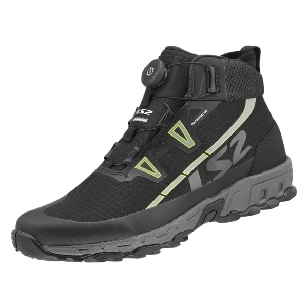 BATAI LS2 TREKKER MOTERIMS – JUODI / HI-VIZ GELTONI